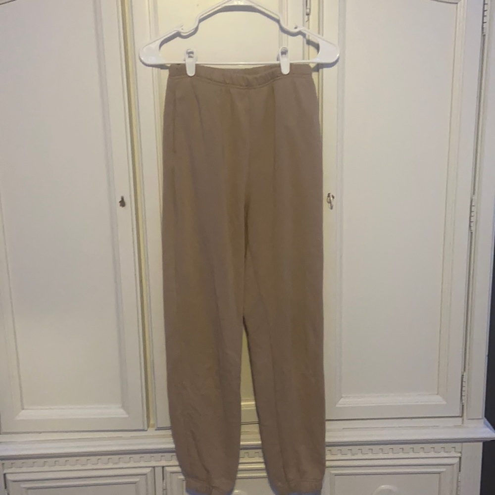 Brown sweatpants